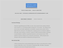 Tablet Screenshot of clarendoncapitalmanagement.com